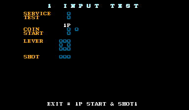 Input Test Screen